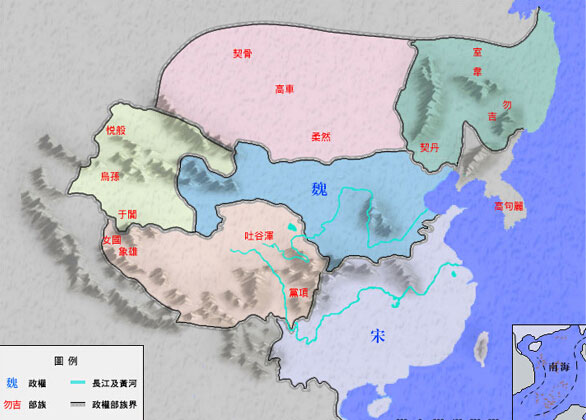 南北朝时期的南朝疆域版图范围-世界历史网