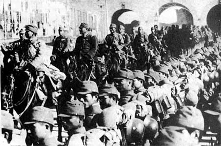 1937年12月17日日军举行入城式